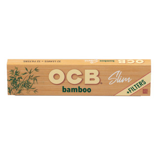 PAPEL OCB BAMBOO SLIM + TIPS 1X32