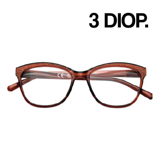 GAFAS ZIPPO LECTURA 31Z-PR79 3 DIOP MARRON BRILLOS 1UD