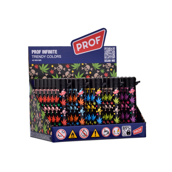 ENCENDEDOR DE PIEDRA PROF COLOR LEAVE ROUND FLINT 1X25