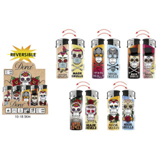 ENCENDEDOR ELECTRONICO DEC.SKULLS 1X50