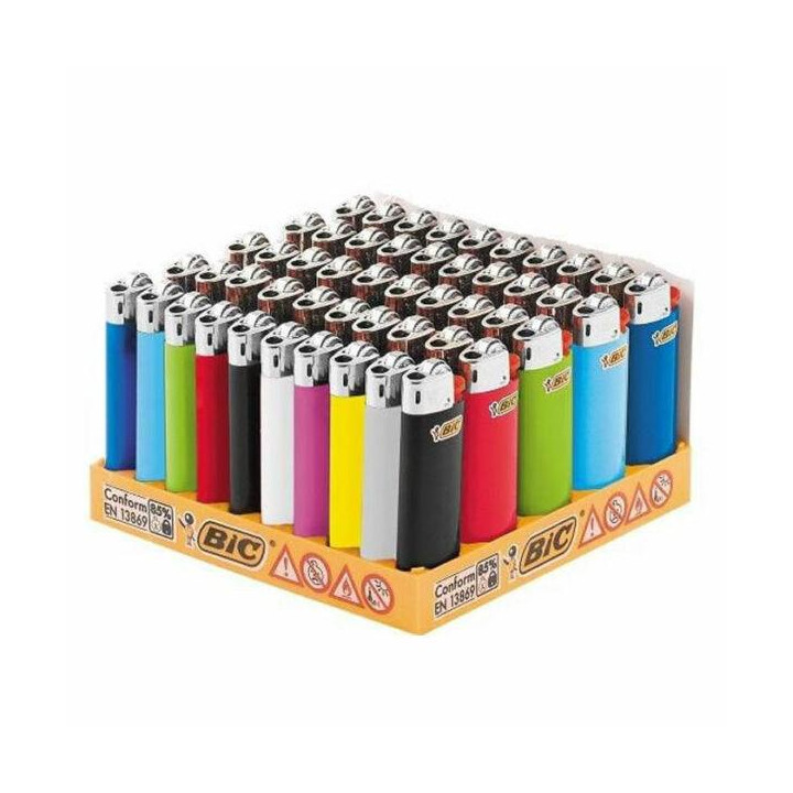 ENCENDEDOR BIC MINI LISO COLOR SURTIDO 1X50