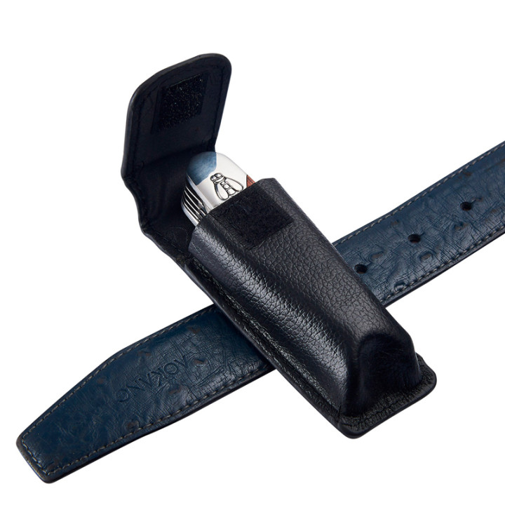 ESTUCHE NAVAJA LAGUIOLE MULTIUSOS CON FUNDA CUERO