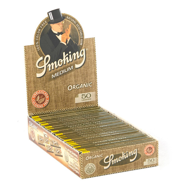 Papel Smoking Orgánico 1 1/4 78mm. 25 Uds.