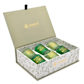 ESTUCHE 6 VELAS LAGUIOLE 2 FRAGANCIAS AROMÁTICAS NATURALES