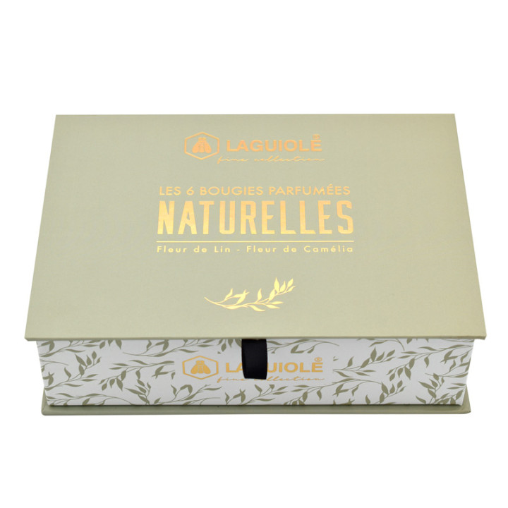 ESTUCHE 6 VELAS LAGUIOLE 2 FRAGANCIAS AROMÁTICAS NATURALES
