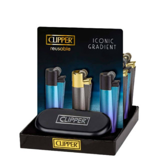ENCENDEDOR CLIPPER METAL ICONIC GRADIENT 1X12 2