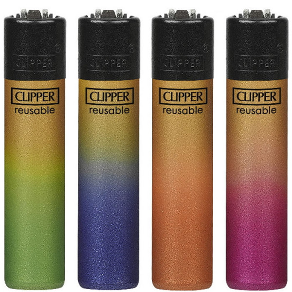 ENCENDEDOR CLIPPER GOLD GRADIENT 1X48