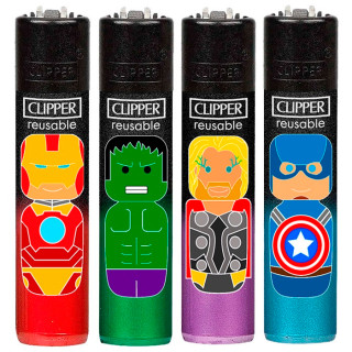 ENCENDEDOR CLIPPER PERSONALIZADO SUPER HEROES 1x48