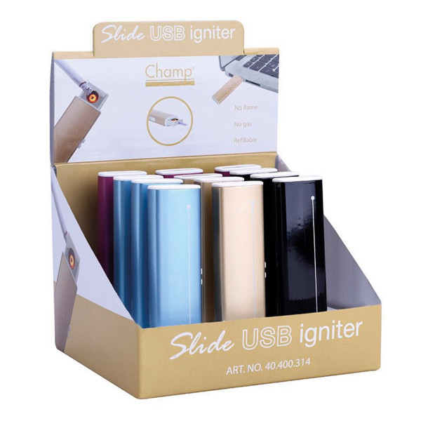 ENCENDEDOR DOUBLE SYSTEME CHAMP SLIDE USB 1X12