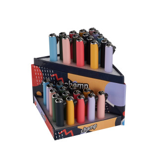 ENCENDEDOR CHAMP PASTEL FLINT METAL  1X30