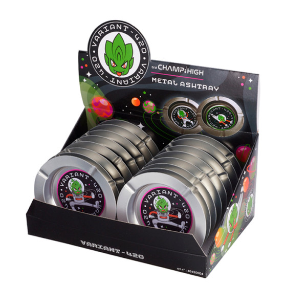 CENICEROS CHAMP METAL ASHTRAY 1X16