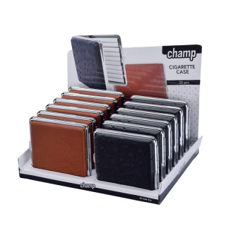 PITILLERA CIGARRILLOS CHAMP MARRON Y NEGRO 1X12 2
