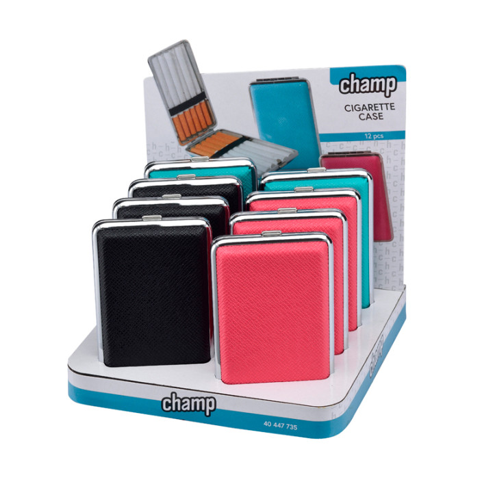 PITILLERA CIGARRILOS CHAMP COLORES PU 12CIG 1X12