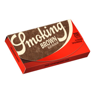 Papel Smoking brown bloc 200 70mm 20 Uds.