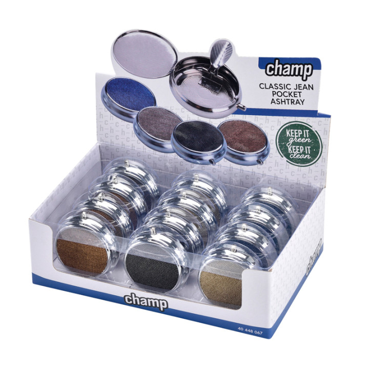 CENICEROS CHAMP BOLSILLO POCKET CLASSIC JEAN 1X12