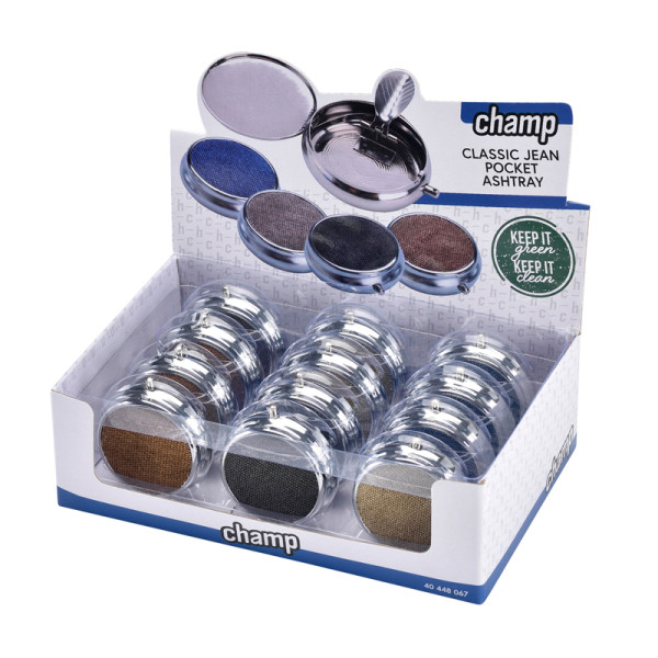 CENICEROS CHAMP BOLSILLO POCKET CLASSIC JEAN 1X12