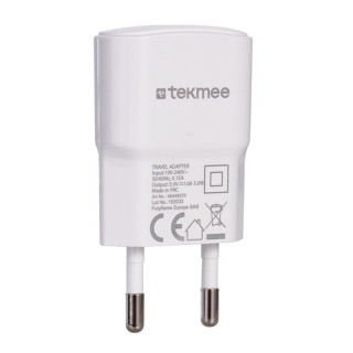 CARGADOR DE PARED USB BLANCO 1X4 2