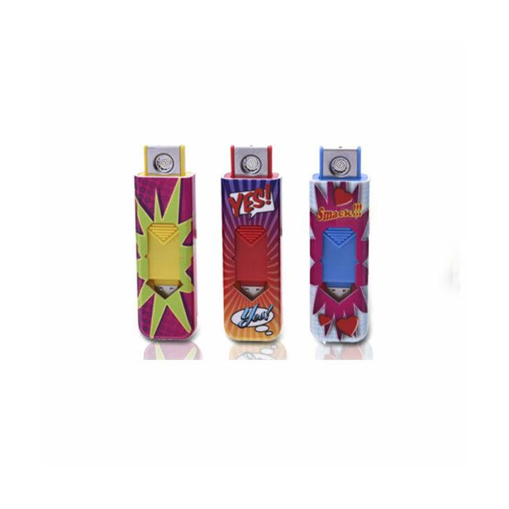 ENCENDEDOR USB CHAMP ONOMATOPEIA FLECHAS 1X12
