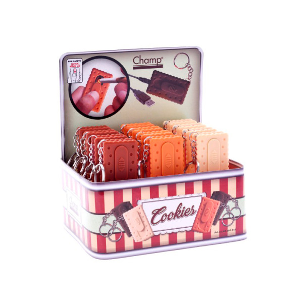 ENCENDEDOR CHAMP USB BISCUIT 1X12