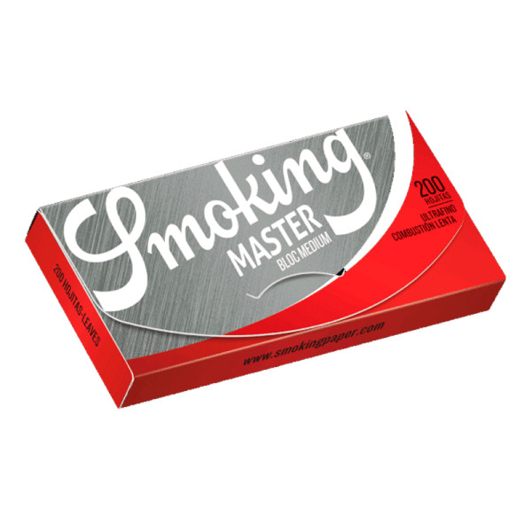 Papel Smoking Master bloc 200 1/4 78mm. 20 Uds.