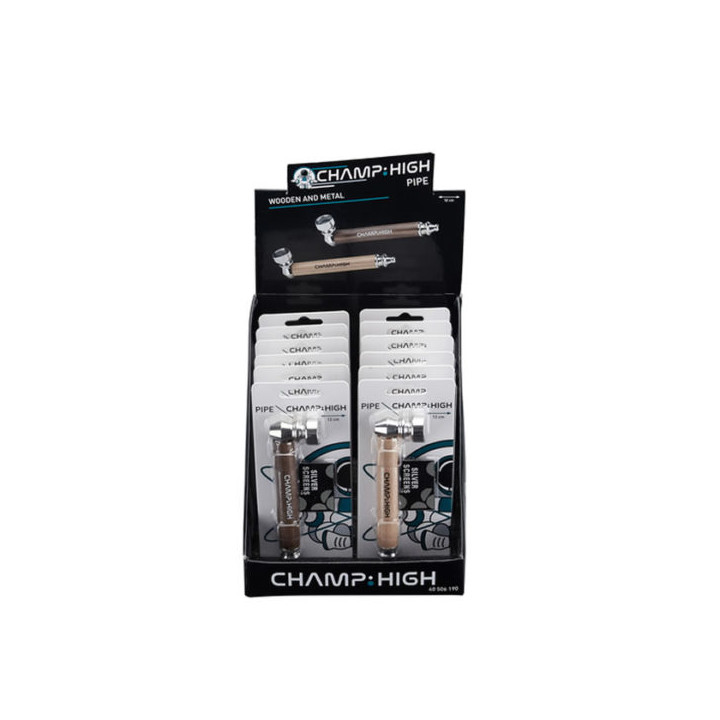 PIPA CHAMP HIGH METAL WOODEN 12CM X12