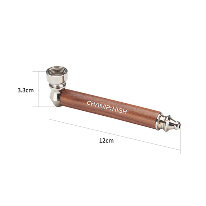 PIPA CHAMP HIGH METAL WOODEN 12CM X12