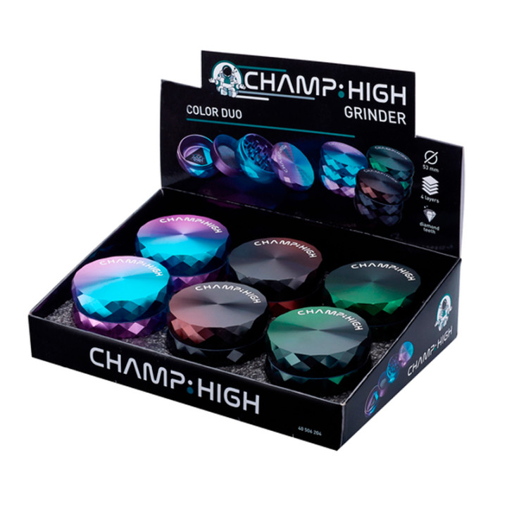 GRINDER CHAMP HIGH COLOR DUO 53MM 4 PARTES 1X6