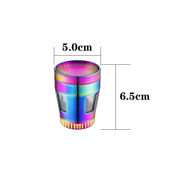 GRINDER CHAMP WINDOW CURVED 50MM 2 PARTES 1X12
