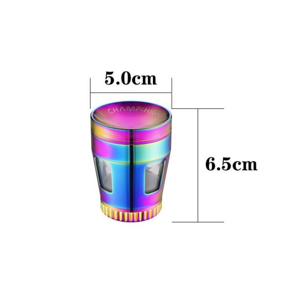 GRINDER CHAMP WINDOW CURVED 50MM 2 PARTES 1X12