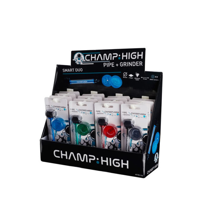 PIPA & GRINDER CHAMP HITH SMART DUOMETAL 12CM 1X16