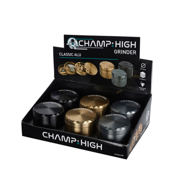 GRINDER CHAMP HIGH CLASSIC 63MM  4 PARTES 1X6