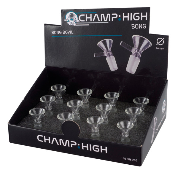 BOQUILLA BONG CRISTAL BOWL CHAMP HIGH 14MM. 1X12