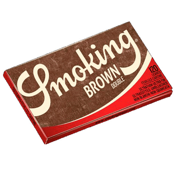 Papel Smoking brown doble ventana 25 Uds.