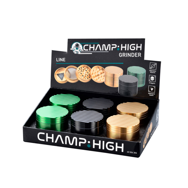 GRINDER CHAMP METALICO 4 PARTES 50 MM LINE 1X6