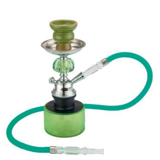 SHISHA CHAMP SIDIBENNOUR 1 MANGUERA 27CM VERDE