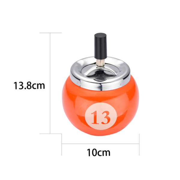 CENICERO DE METAL AUTOMÁTICO BOLA DE BILLAR 1X6