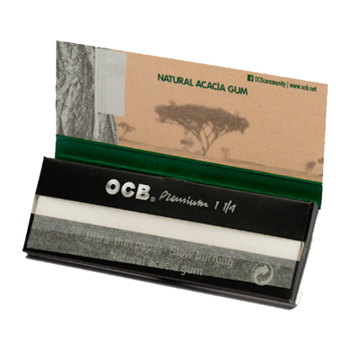 Papel OCB  Premium 1 1/4 78mm. 25 Uds.