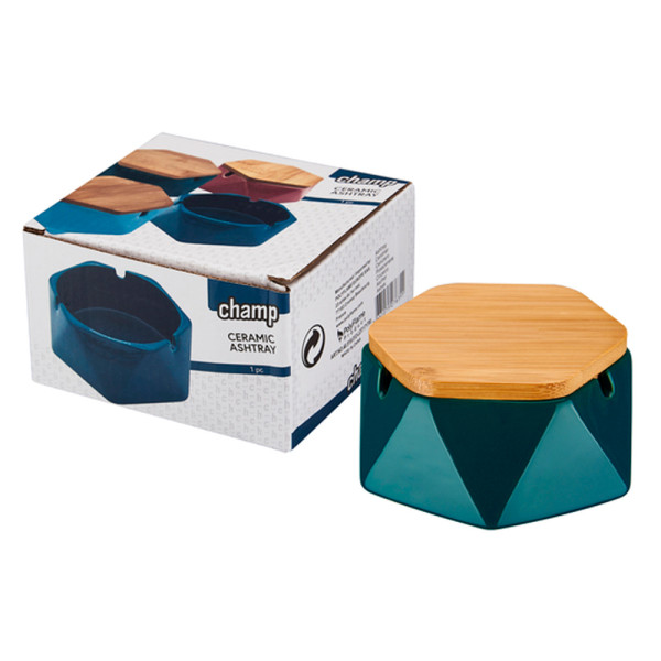 CENICERO CERAMICA ASHTRAY COLORES SURTIDOS 1X4
