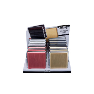 PITILLERA CIGARRILLOS CHAMP SPRAY 20 COLORES METALIZADOS SURTIDOS  1X12