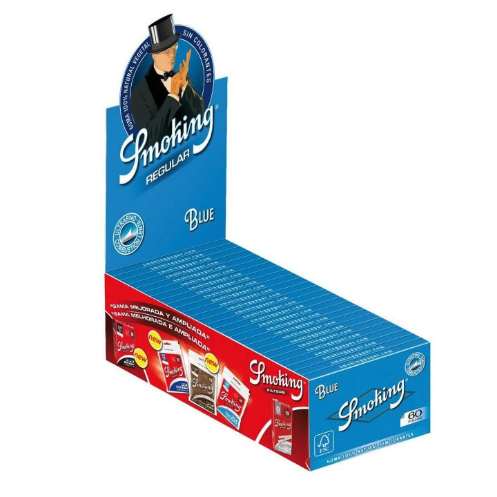 Papel Smoking 70mm. Nº 8 Azul 50 Uds.