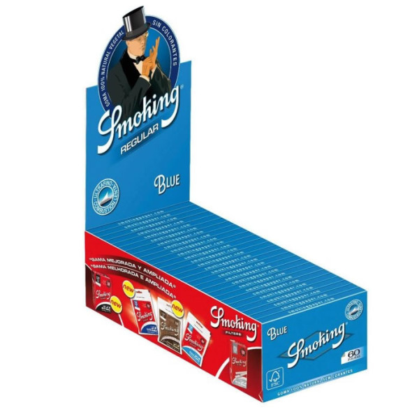 Papel Smoking 70mm. Nº 8 Azul 50 Uds.