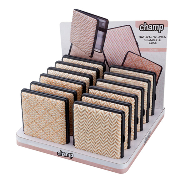 PITILLERA CIGARRILLOS CHAMP NATURAL WAVES 20CIG 1X12