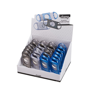 CORTAPUROS CHAMP PLASTIC CIGAR CUTTER 1X24