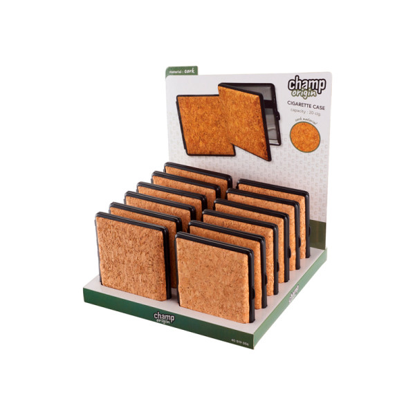 PITILLERA CIGARRILLOS CHAMP ORIGIN CIG CASE WITH CORK 1X12