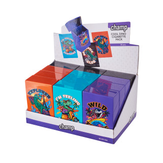 PITILLERA CAJETILLA CHAMP COOL DINO CIGARETTE PACK 1X12