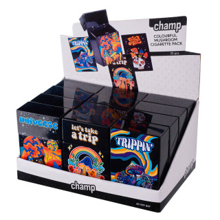 PITILLERA CAJETILLA CHAMP COLOURFUL MUSHROOM CIG PACK 1X12 2