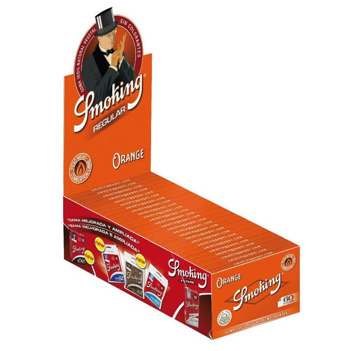 Papel Smoking 70mm. Nº 8 naranja 50 Uds.