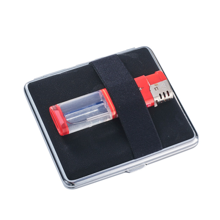 PITILLERA CIGARRILLOS CHAMP CIG CASE WITH RUBBER HOLDER 1X12