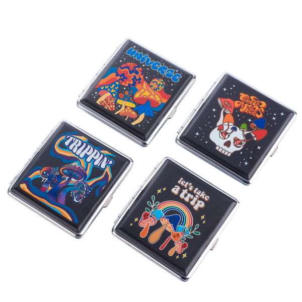 PITILLERA CIGARRILLOS CHAM CIG CASE MUSHROOM 1X12