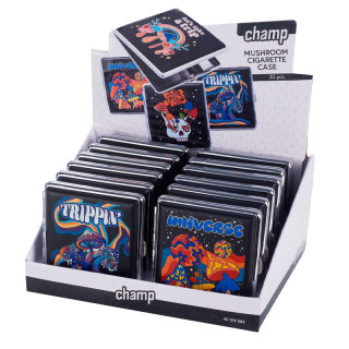 PITILLERA CIGARRILLOS CHAM CIG CASE MUSHROOM 1X12 2